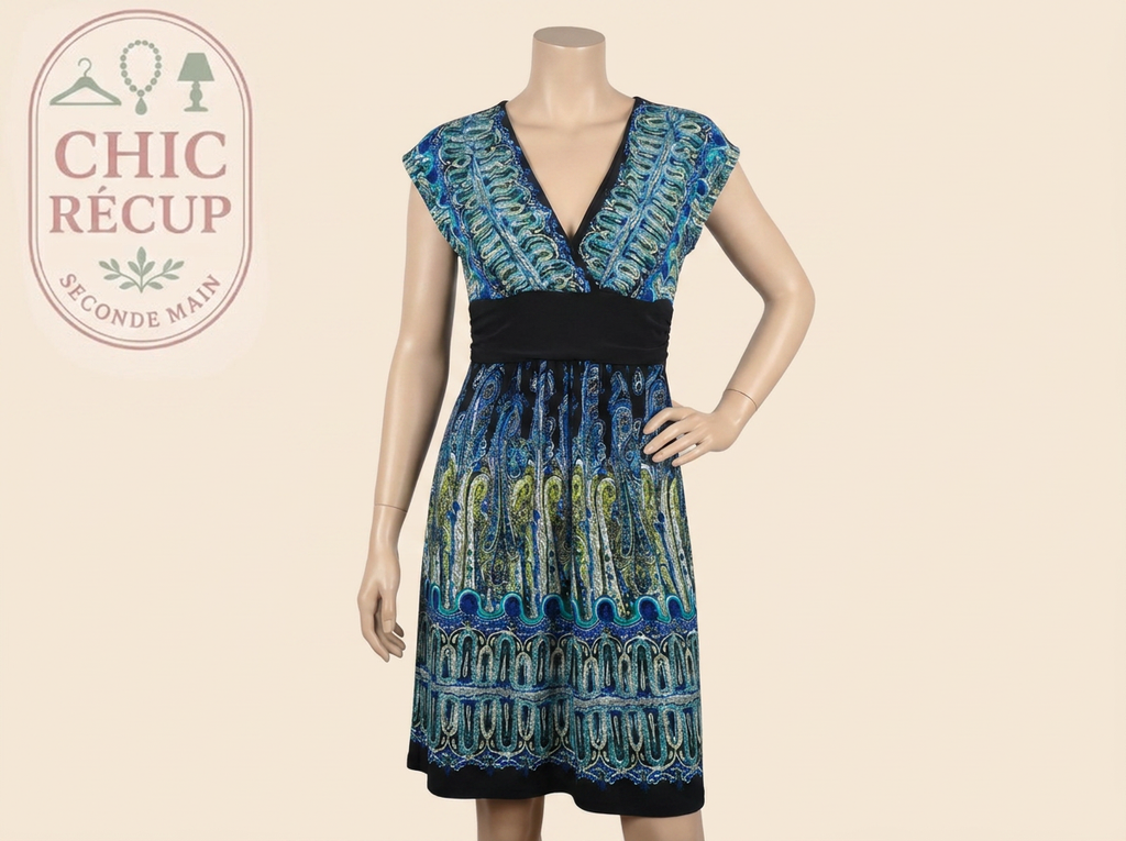 Robe Casual - Bailey Blue - S - Bleu - iscou-24
