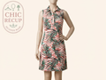 Robe K-design - Xl - Blanc - Motif Tropical