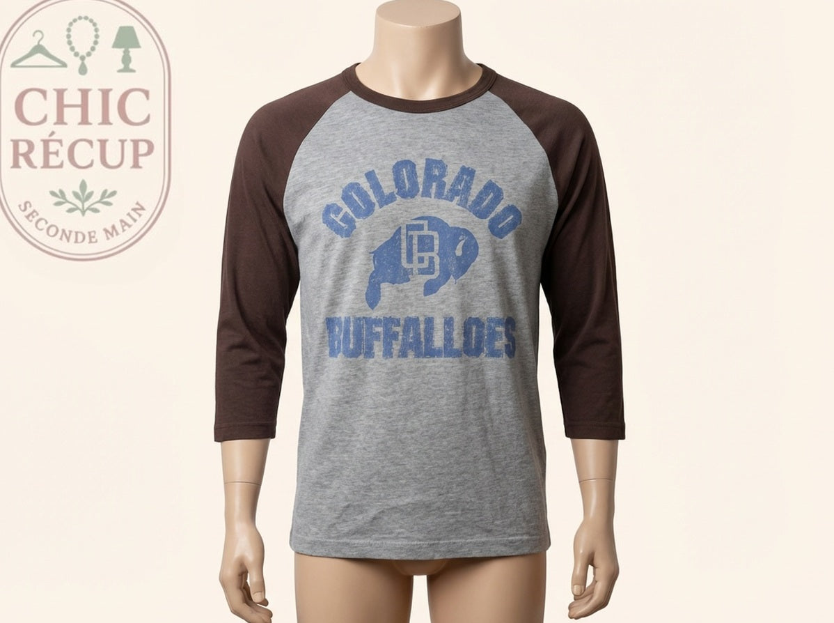 T-shirt À Manches Longues Bershka - M - Gris - Olmar-24