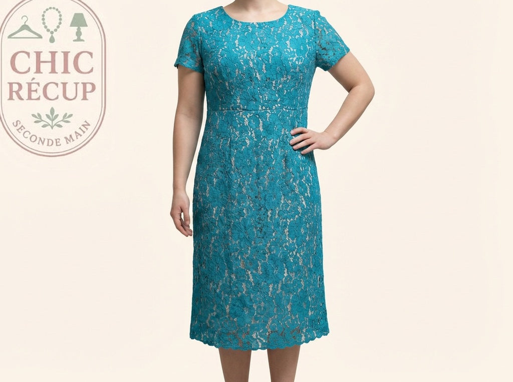 Robe Vera Mont - 44 - Bleu - Labag-93