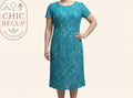 Robe Vera Mont - 44 - Bleu - Labag-93