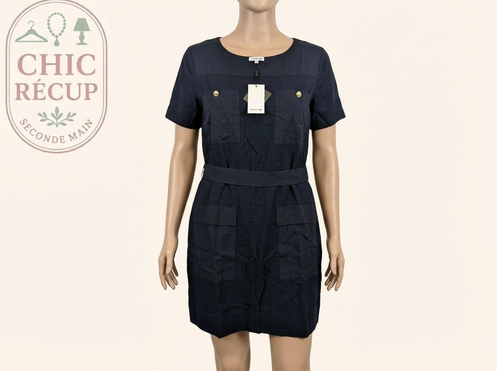 Robe Casual Lacoste - Xl - Marine - Labag-250