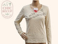 Blouse Manches Longue Dorotennis - 46 - Crème - Labag-179