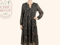 Robe Midi Y'coo - L - Vert - Casor-5