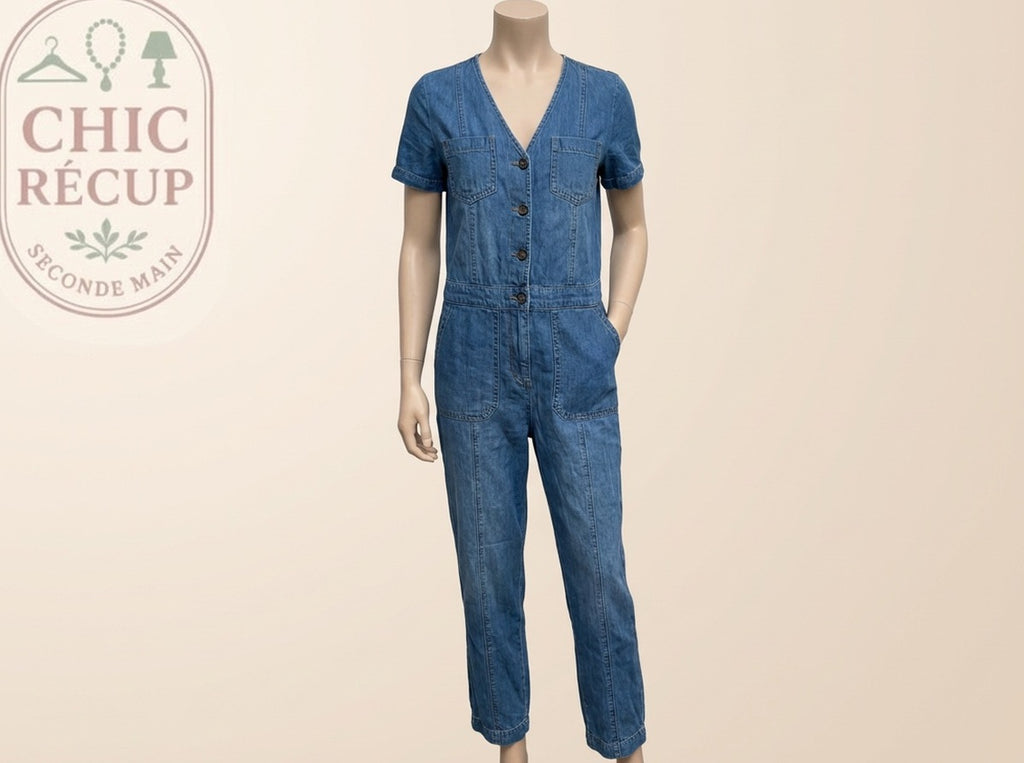 Combinaison Mademoiselle - M - Bleu - Lubel-05