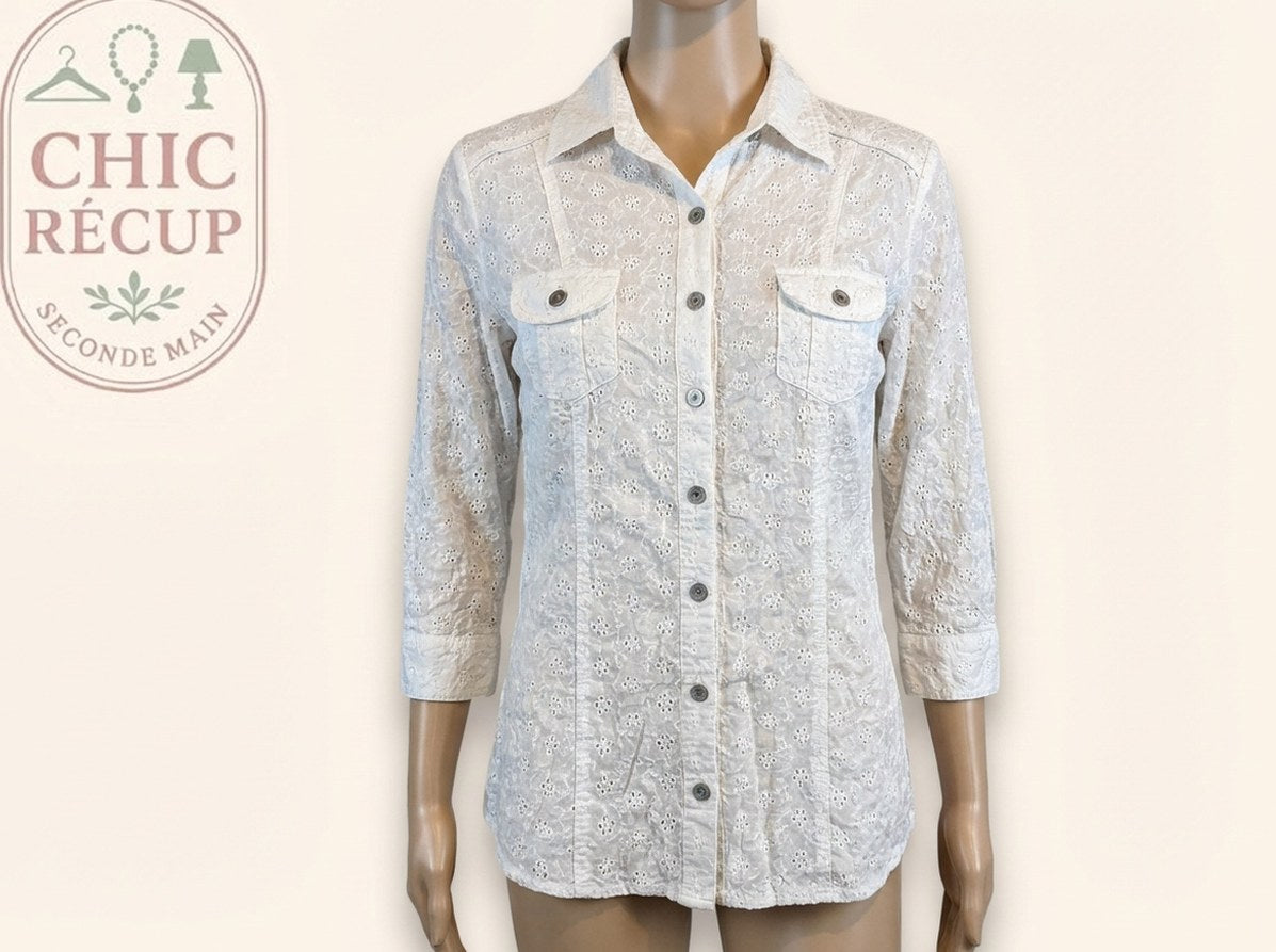 Chemise Patrice Breal - 36 - Blanc - Chpav-12