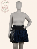 Jupe mini La mode est à vous - 44 - Noir/bleu
