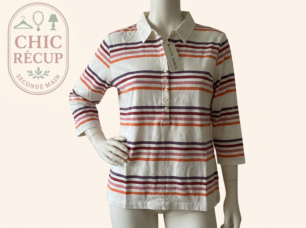 Polo Mat de Misaine - 48 - Ecru - Maevesp