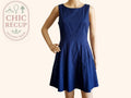 Robe Casual - Camaïeu - S - Bleu - Chiou-06
