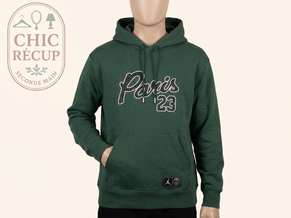 Sweat à capuche Nike Jordan - Xl - Vert - Psg Paris 23
