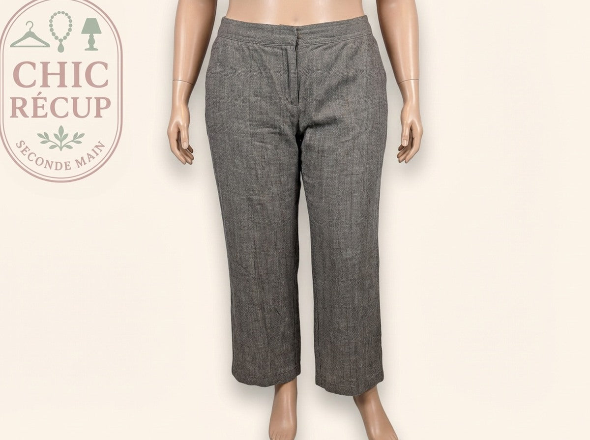 Pantalon Droit Renatto Bene - Xxxl - Gris/kaki - Chpav-90
