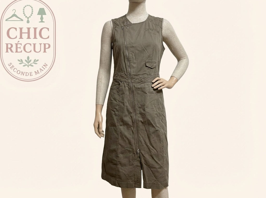 Robe Longue Eva Kayan - 42 - Kaki - Myfed-23