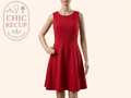Fête Et Cocktail - Zara Basic - M - Rouge - Chiou-18
