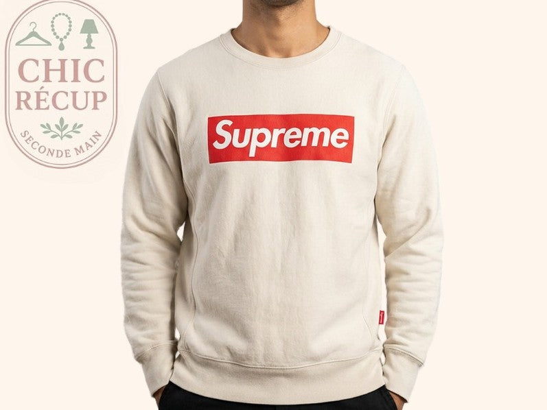 Pull Supreme - M - Blanc - Shbad-52
