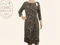 Robe Midi Vera Mont - 44 - Marron - Labag-80
