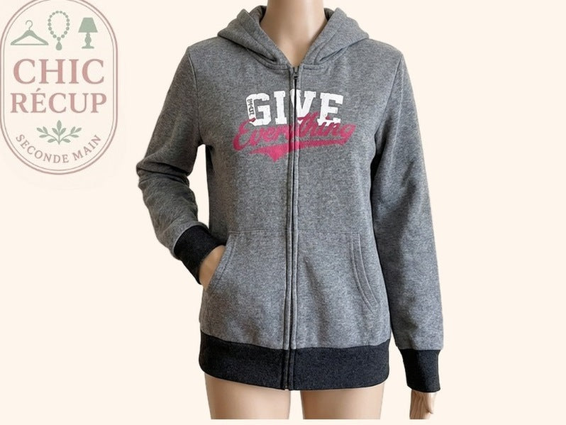 Pulls à Capuche & Sweatshirt Decathlon - 14 Ans - Gris - Chpav-51