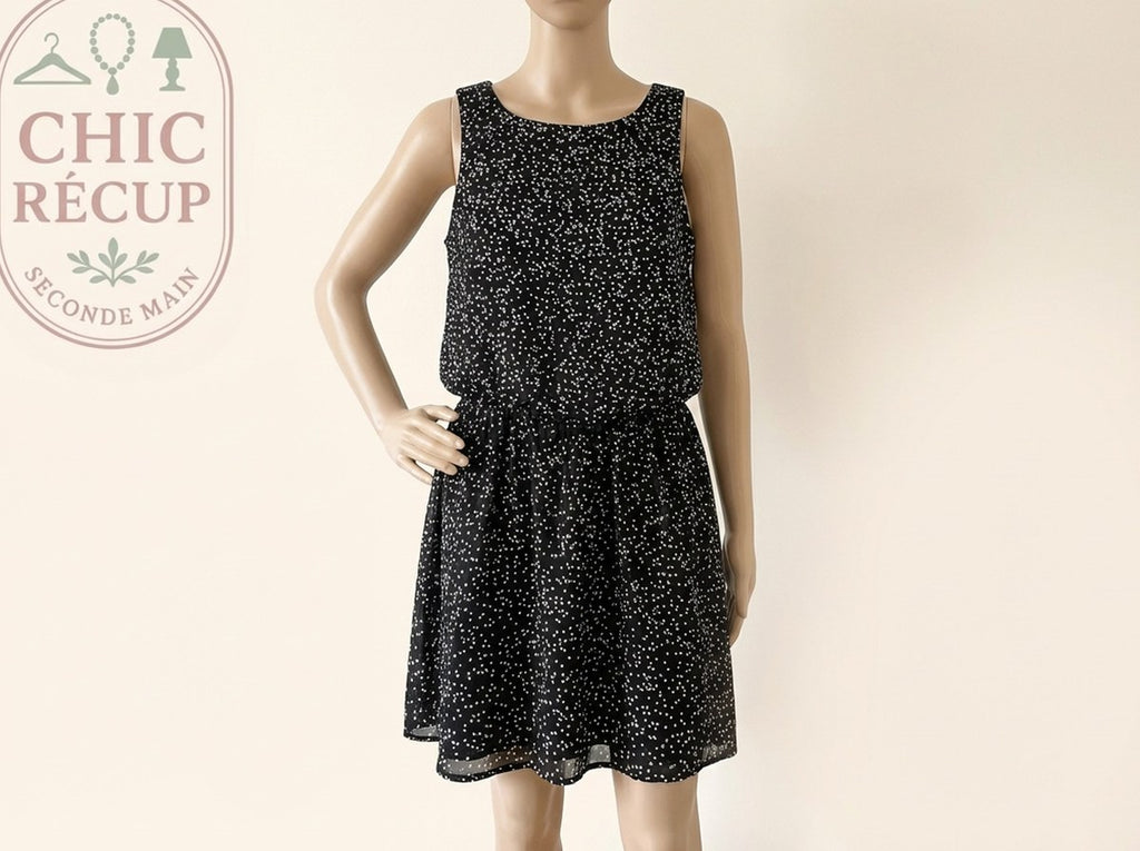 Robe noire à étoiles Cache Cache taille S