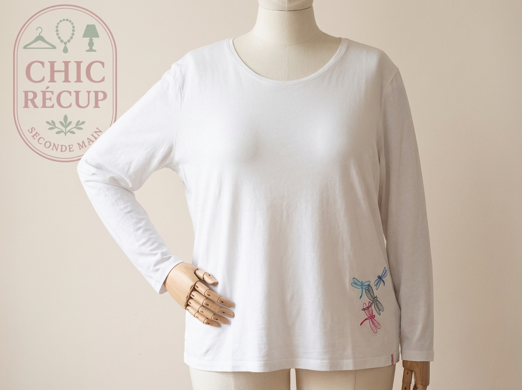 T-shirt Schiesser - Xxxl - Blanc - Labag-326