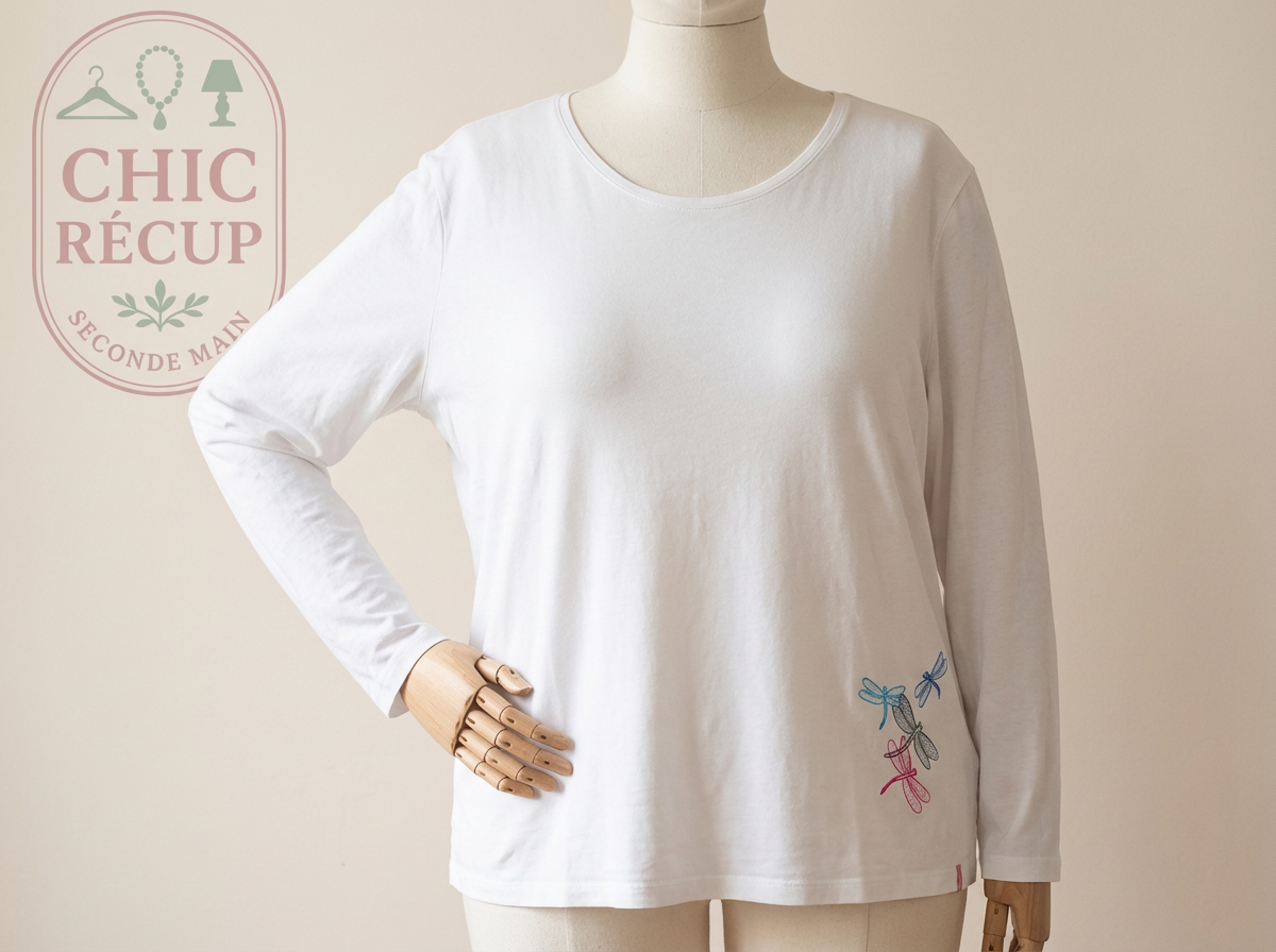 T-shirt Schiesser - Xxxl - Blanc - Labag-326