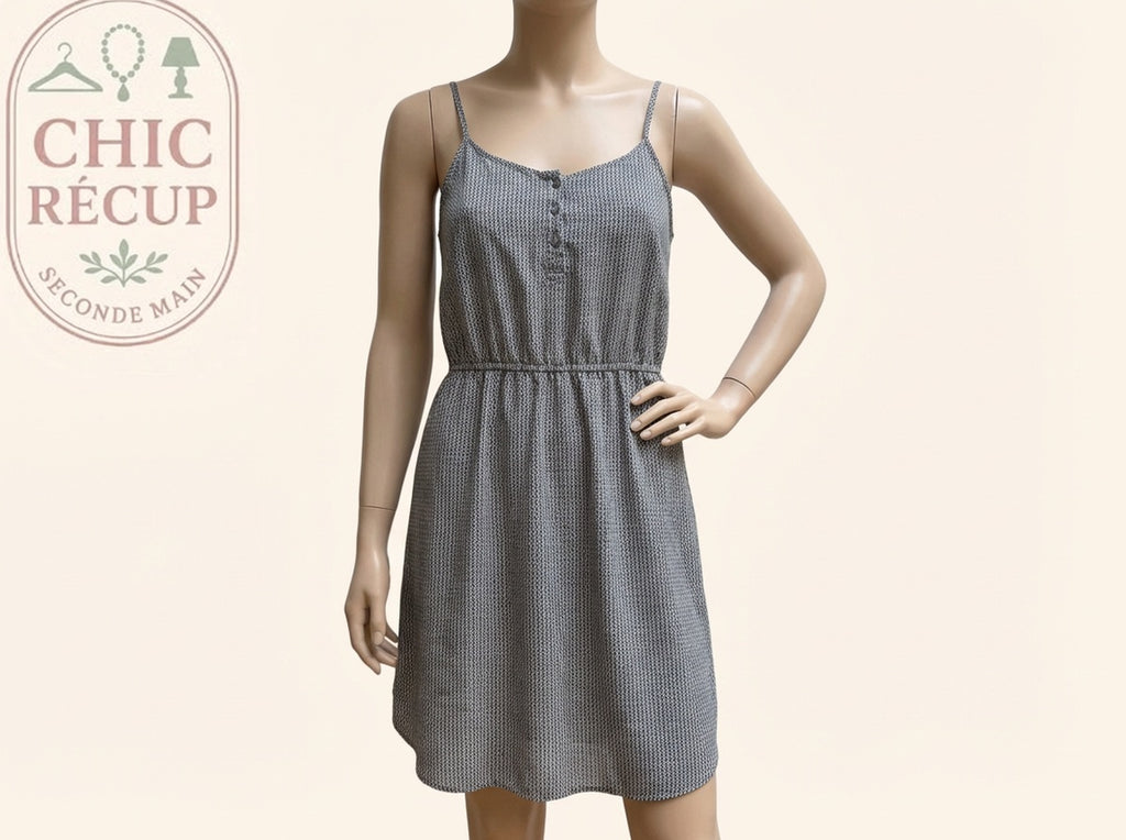 Robe Casual Lh By La Halle - 38 - Marine/blanc - Mache-02