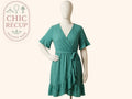 Robe Casual Sans Marque - Xl - Vert - Elmai-13