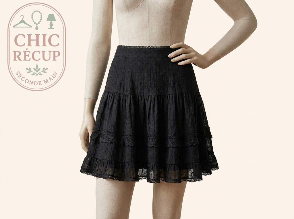 Mini-jupe Bryde - 40 - Noir - Myfed-138