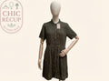 Robe Midi Les Petites Bombes - L - Kaki - Myfed-27