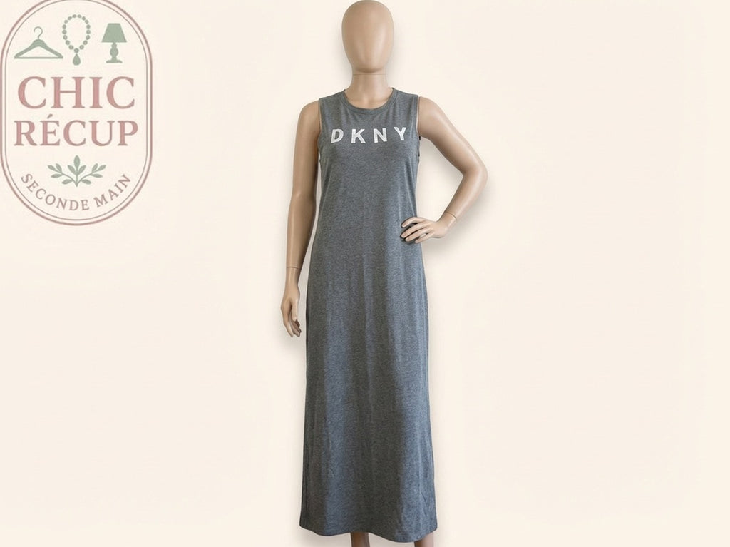 Robe Midi Dkny - S - Gris - Lerom-10