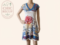 Robe Lulu-h - L - Blanc - Motif fleurs