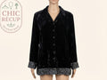 Blouse Silkland - L - Noir - Brhal-126
