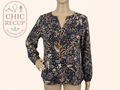 Blouse - Toscane - Fr 42 - Bleu - Sasch-15