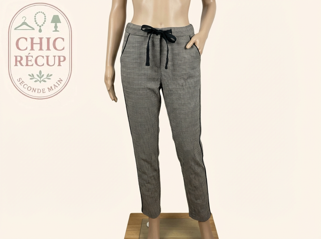 Pantalon Droit Made In Italy - 36 - Gris - Lubel-56