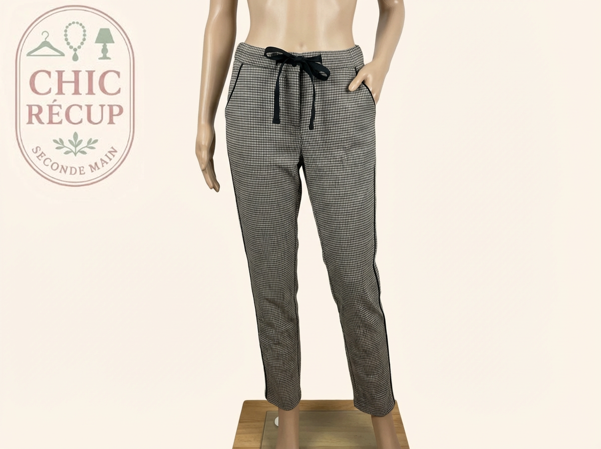 Pantalon Droit Made In Italy - 36 - Gris - Lubel-56
