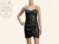 Robe Fête Et Cocktail Zara - Xs - Noir - Amfat-23