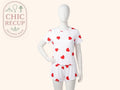 Pyjama Shein - M - Blanc/rouge - Audeb-28