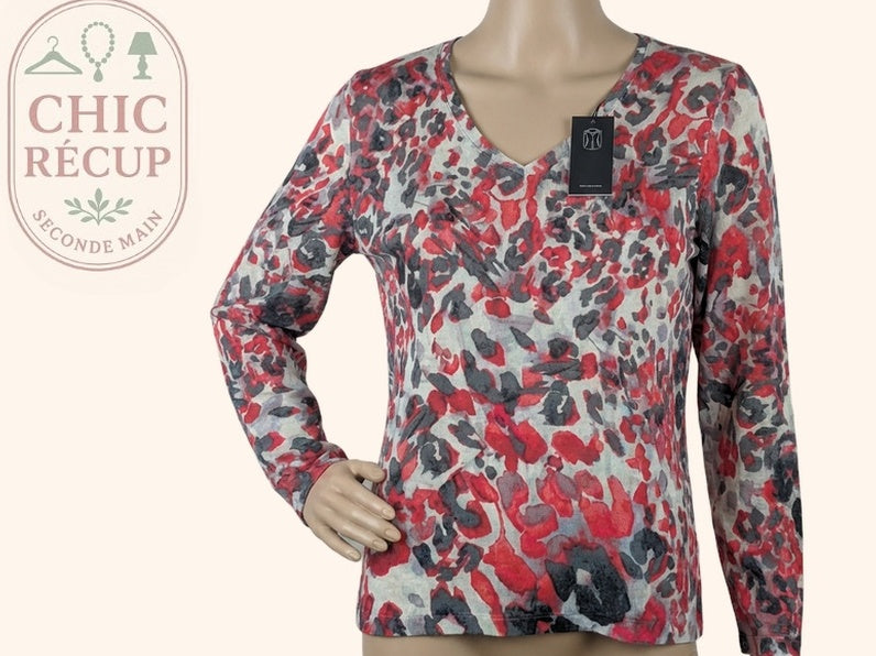 Blouse Piazza Sempione - 50 - Rouge - Labag-291