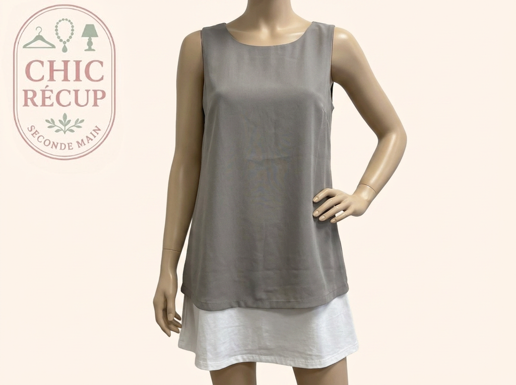 Robe décontractée - Mango - S - Gris - Casual