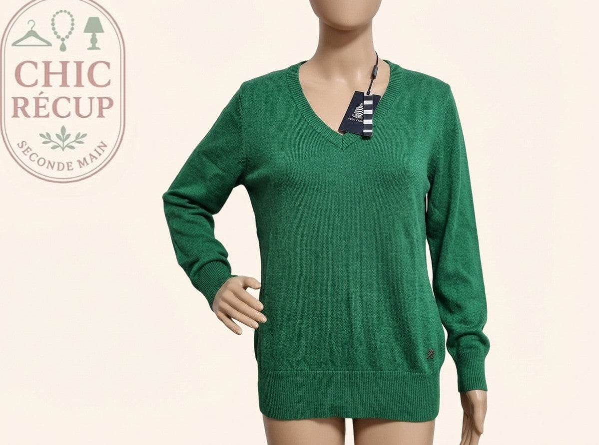Pull Col V Marina Yatching - Xl - Vert - Labag-23