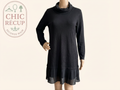 Robe D'hiver Elena Miro - L - Noir - Labag-301