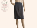 Jupe Longueur Genou - Max Mara - Fr 36 - Marron - Macar-19