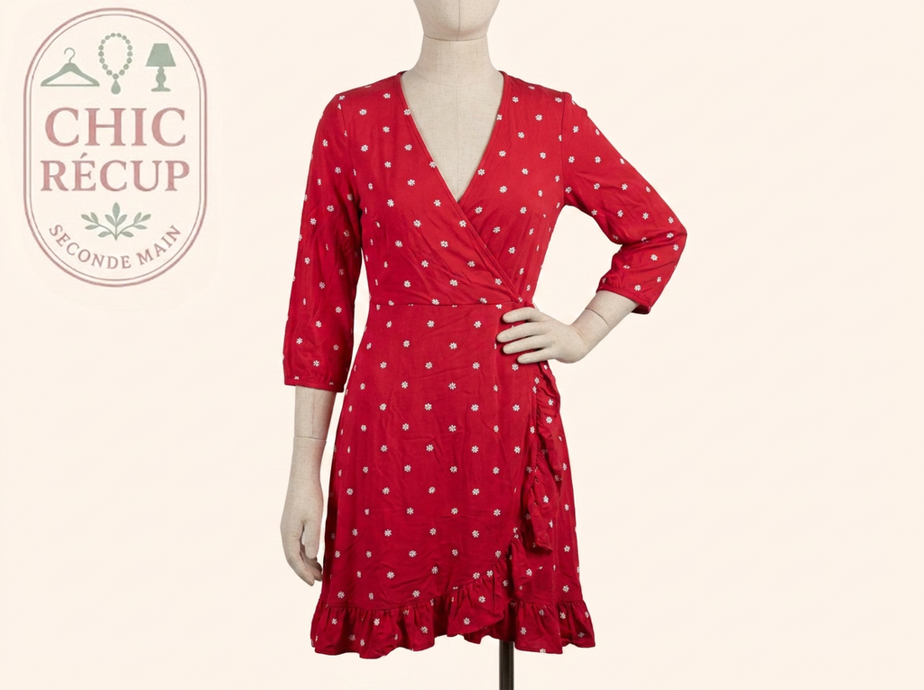 Robe - Don't Call Me Jennyfer - M - Rouge - Ampri-49