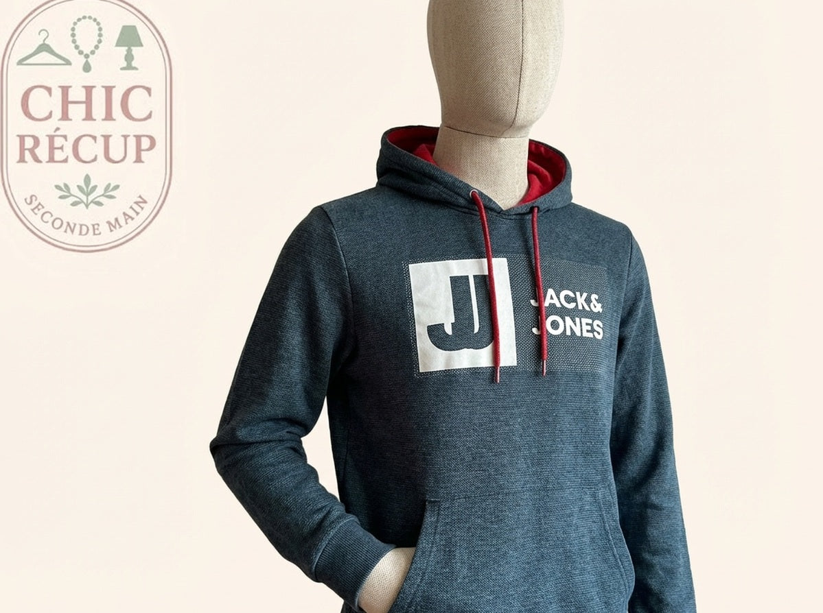 Sweats et sweats a capuche Jack & Jones - S - Marine - Luvio-20