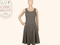 Robe Midi Ralph Lauren - S - Gris - Casor-4
