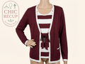 Gilet Antonelle - 48 - Bordeaux - Falida 2 en 1