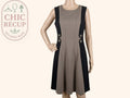 Robe Casual Jus d'orange - M - Noir - Olhat-57