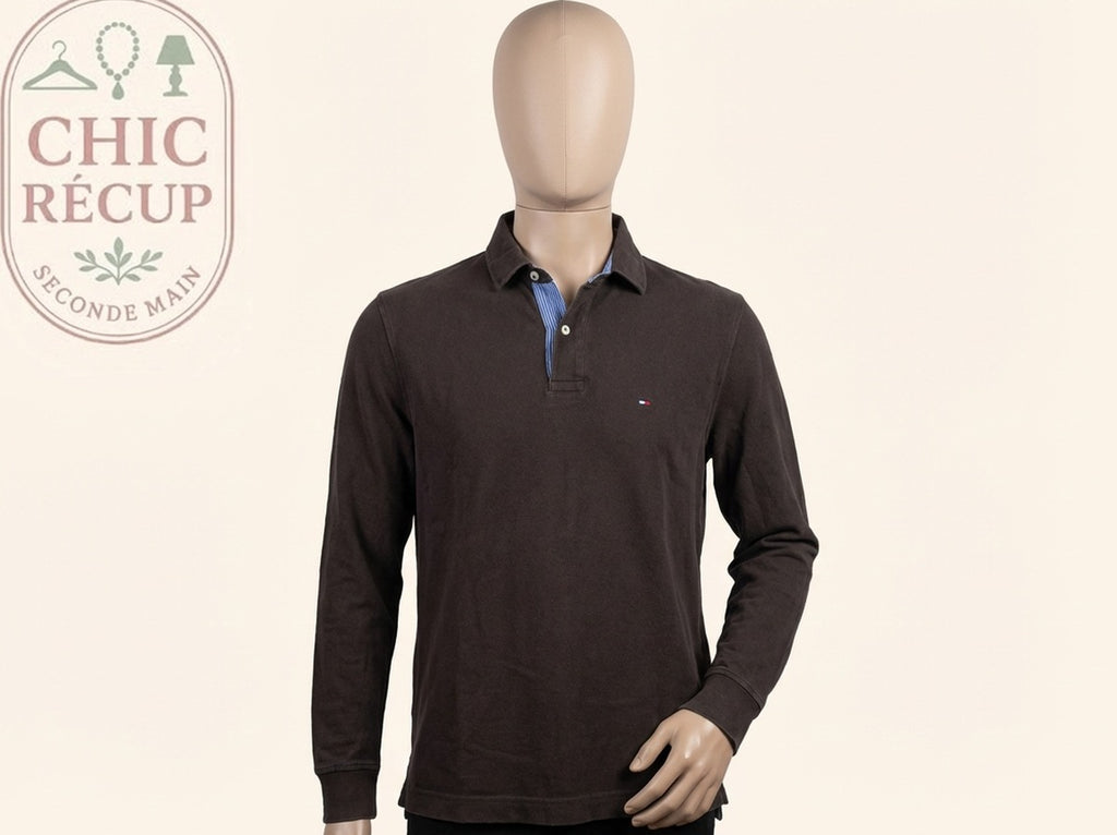 Polo Tommy Hilfiger - L - Marron - Malat-37