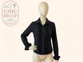 Chemise - Cc Design - Xs - Noir - à Volants