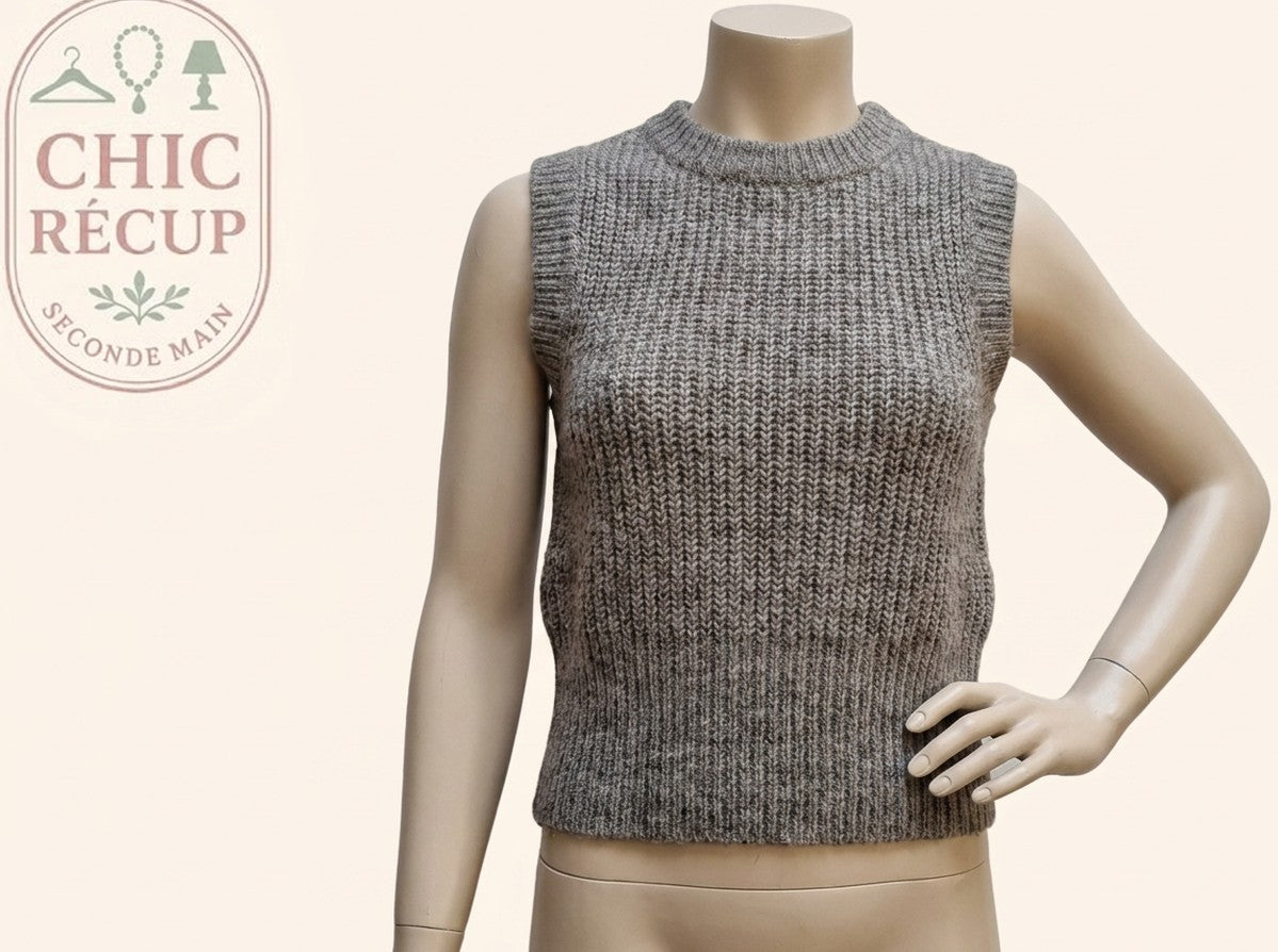 Blouses Manches Courte Bershka - Xs - Gris - Shbad-34