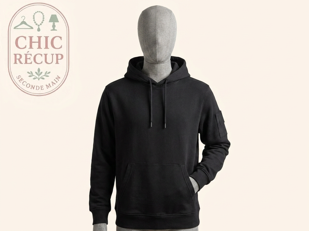 Sweat à capuche Jordan - L - Noir - Graphique dos