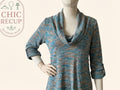 Blouses 3/4 Canyon River Blues - L - Bleu - Chpav-135